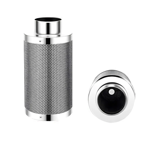 SunStream 6 Inch Carbon Filter Odor Control Air Filtration with Australian Virgin Charcoal Pre Filter Ideal for Grow Tents,Hydroponics, and Grow Rooms