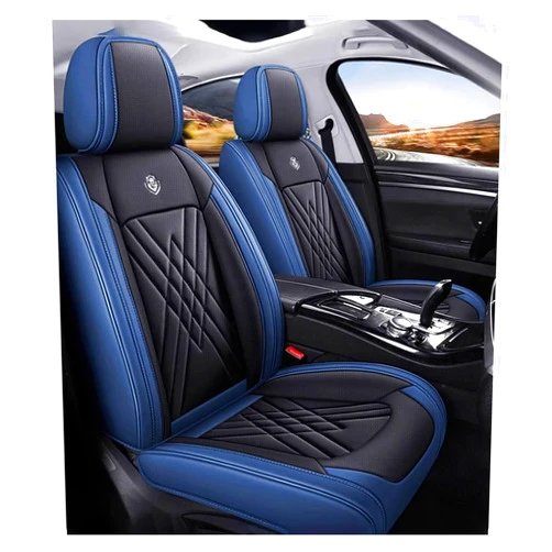 VZYQIVAP Car Seat Covers Full Set for Hyundai i10 i20 i30 i40 ix20 ix35 ix55, Leather Seat Covers,Leather Seat Covers Full Set,5 Seats Automotive Vehicle Cushion Compatible with Airbag Breathable Waterproof(C)