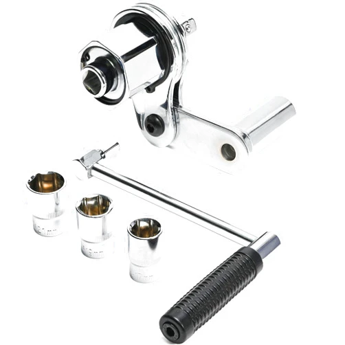VQP Torque Multiplier Set 1/2” DR w/ 3 Sockets, Labor Saving Lug Nut Remover, Hand Lug Nut Wrench Kit, Portable Wrench Sockets Set (Max 680N/M, Upgraded 8-Point)