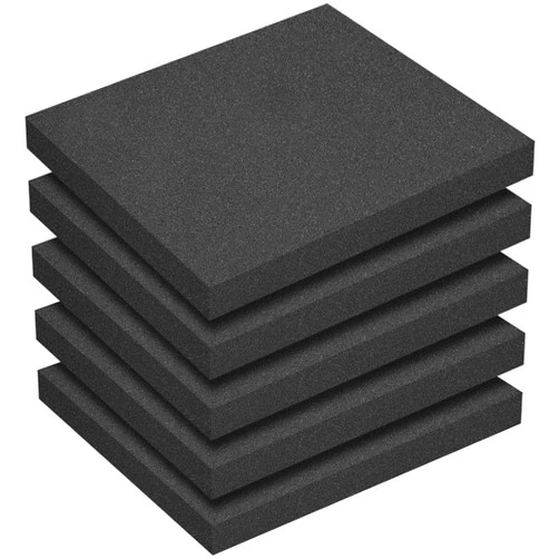 Phiocxem 5PCS Polyurethane Foam Sheets 16 x 12 x 1.5 Inch,Cuttable Foam Padding for Cases-Packing Foam Pads Inserts for Toolbox Storage Craft Camera