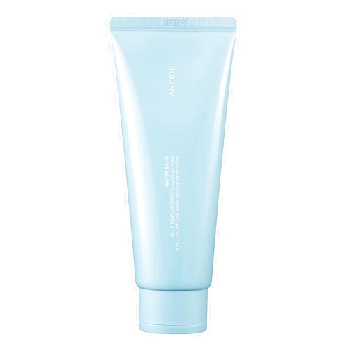 LANEIGE Water Bank Cleansing Foam: Hyaluronic Acid, Papain, Visibly Smooth and Soften