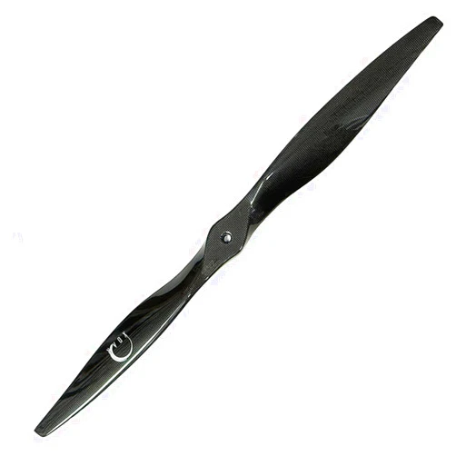 XOAR PJT1-E 24 Inch 2-Blade 1K Carbon Fiber Electric RC Airplane Propeller Prop for Electric Fixed-Wing RC Planes (1K) (24x10 Tractor)