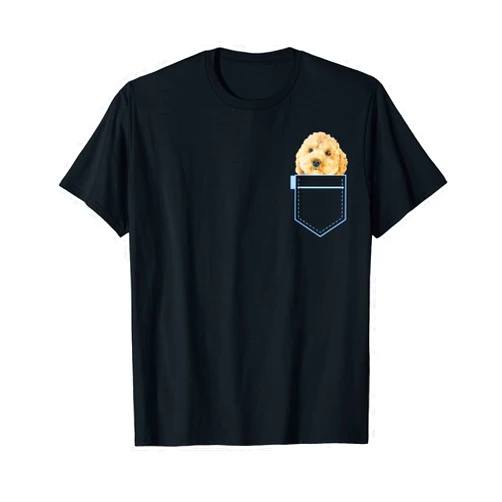 Poochon in pocket Puppy Dog Lover Cute Poodle gift Poochon in pocket Puppy Dog Lover Cute Poodle cross gift T-Shirt