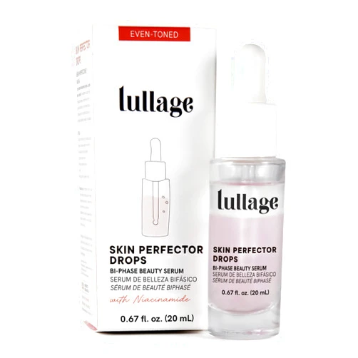 Lullage Serum for Oily and Combination Skin with Niacinamide, moisturized, and Radiant, Skin Perfector Drops Serum (0.67 fl. oz.)