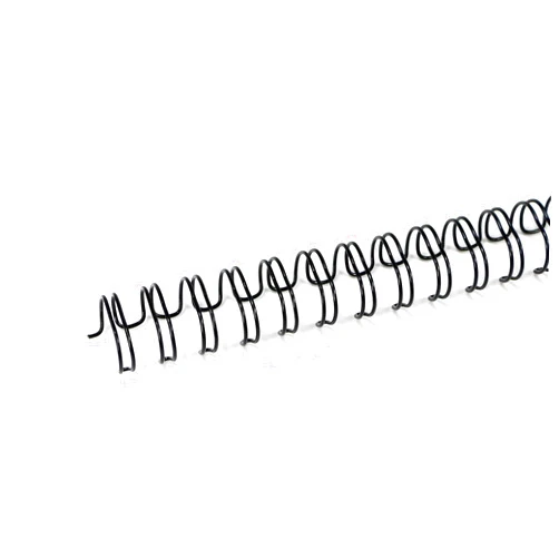 Rayson Double Loop Binding Wires 1/4 Inch - 3 to 1 Pitch Wire Binding Capacity 20 Sheets, 11 inch Length, 32-Loop Black Wire Ring Pack of 100 to Bind Reports and Projects
