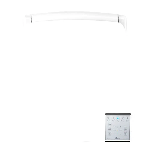 Bio Bidet Slim Two Electric Bidet Toilet Seat Round, Warm Water, Heated Seat, Night Light, Front and Rear Wash, Wireless Remote Control, White