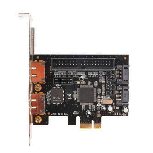 ASHATA SATA PCI Express Controller Card, PCIe to 3Gb/s SATA ESATA IDE Controller Expansion Card Adapter, Support for RAID