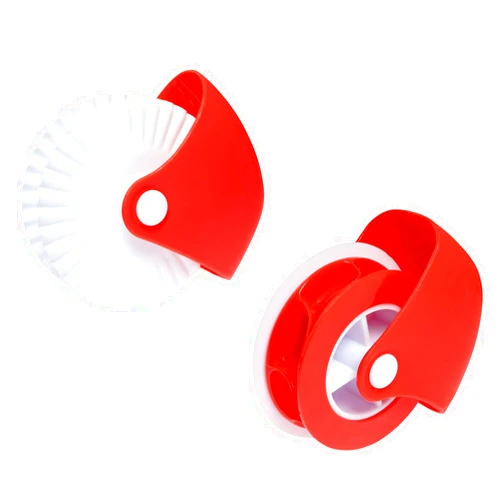 BATINO 1 Set 2PCS Pastry Cutting Wheel, Pie Crust Pastry Wheel Pastry Wheel Decorator and Cutter for Cutting Pastry, Rolled Pastry Pie Crimper, Baking & Cooking Tool