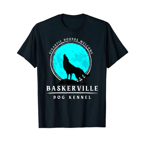 They Call Me Sherlock Holmes Designs Baskerville Kennel Gigantic Hounds Welcome - Sherlock Holmes T-Shirt
