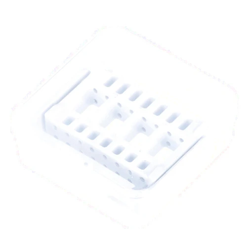 Beaupretty Nail Drill Bit Holder Box Nail File Organizer Grinding Socket Storage Case Home Nail Salon Use