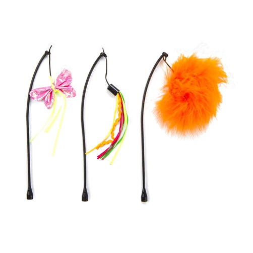 SmartyKat Replacement Wand for use with Petlinks Wild Thing, SmartyKat Twirly Top, Petlinks Dizzy Thing. Medium