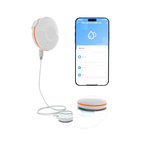 ADAPTOR Smart Water Leak Detector (Gateway Not Included) - ZigBee 3.0 Sensor for Tuya & Smart Life, Compatible with Alexa/Google Home via Gateway, WiFi Sound Alarm Flood Sensor for Basement & Home Protection