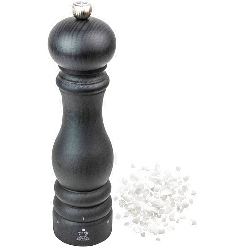 Peugeot - Paris u’Select Manual Salt Mill - Adjustable Grinder - Beechwood, Graphite Finish