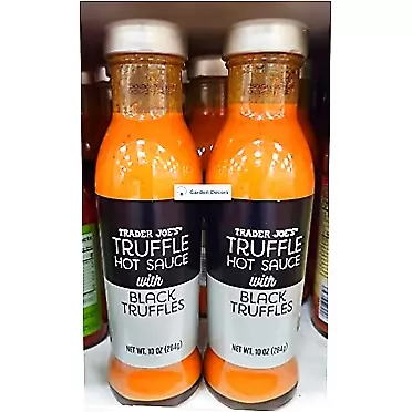 Sauce Trader Joe’s Truffle Hot Sauce with Black Truffles 10oz 284g (Two Bottles)