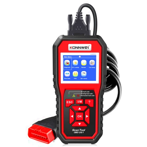 KONNWEI KW850 Professional OBD2 Scanner Auto Code Reader Diagnostic Check Engine Light Scan Tool for OBD II Cars After 1996(Original)
