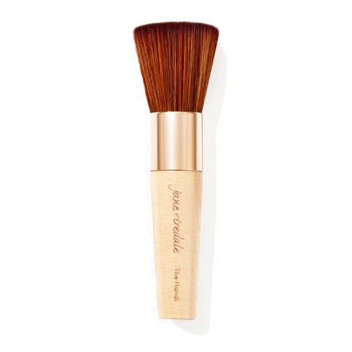 jane iredale The Handi Brush, Medium, Semi-Dense Complexion Brush for Controlled, Even Application of Powder Makeup, Vegan, Cruelty Free