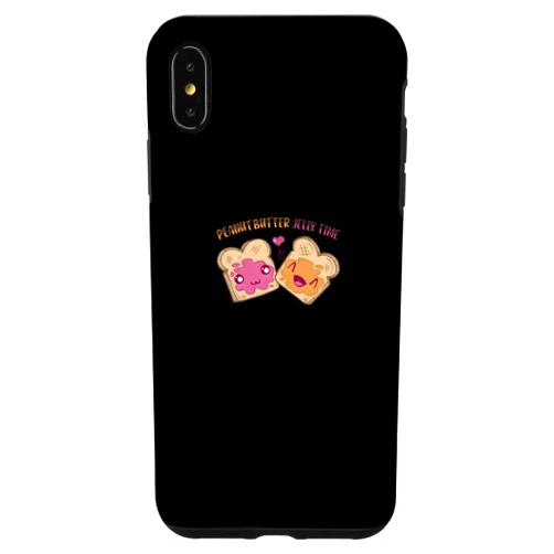 PBJ Jif Peanut Butter iPhone XS Max Peanut Butter Jelly Time BFF Love Match Perfect Case