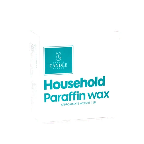 Direct Candle Supply - Fully Refined Household Paraffin Wax - Pure Wax for Candle Making, Canning, Waterproofing, Furniture/Metal Preservation and Spa, Hand Treatments (1 lb) Melt Point 130-135 F