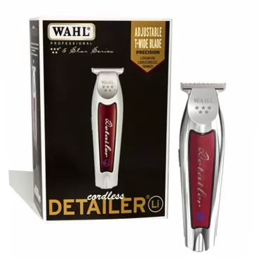 Wahl Professional - 5-Star Series Cordless Detailer Li Extremely Close Trimming, Crisp Clean Line, Extended Blade Cutting, 100 Minute Run Time for Professional Barbers - Model 8171