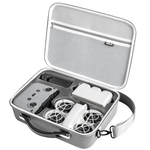 STARTRC Carrying Case for DJI Neo Portable PU Storage Protective Bag for DJI Neo Fly More Combo Accessories, Compatible with RC-N3/N2 Remote Controller, Neo Intelligent Flight Battery, Charging Hub