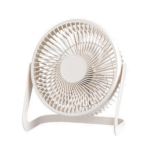 CIMERAC 6.5 inch Personal Mini Fan,USB Desk Fan, 2 Speeds Portable Small Fan with Strong Airflow,Office Table Cooling Gadgets on Desktop (White)