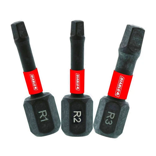 Freud Diablo 1 in. Square Drive Bit Assorted Pack (3-Piece)