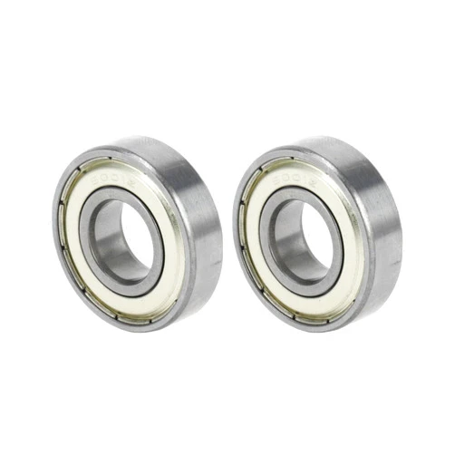ACROPIX 6001ZZ Deep Groove Ball Bearings P6 12x28x8mm Lubricated Bearings Double Metal Seal Silver Tone Scooter Skateboard Wheel - Pack of 2