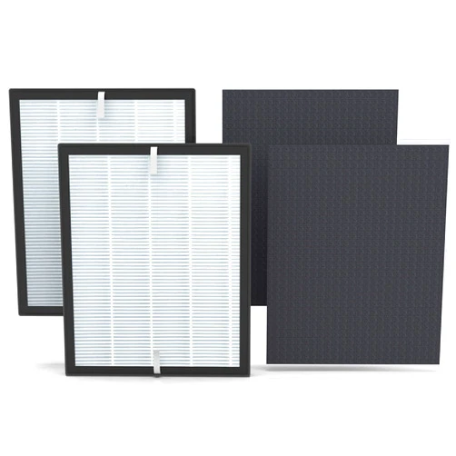 HELHUNLEE 2 Pack Aerio-300 Replacement Filter Compatible with Zigma Aerio-300 Air Purifier, 2 High-Efficiency Filters + 4 Carbon Pre-Filters