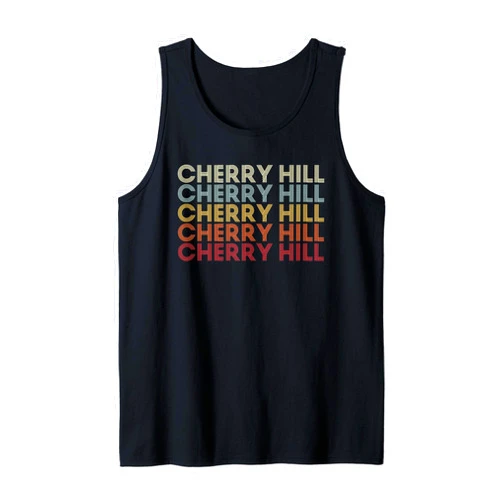 Cherry Hill Virginia Cherry Hill VA Retro Vintage Text Tank Top