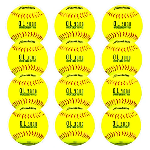 Franklin Sports Official Game Softballs - OL3000 Fastpitch 12