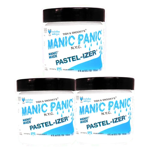 MANIC PANIC Pastelizer Pastel Hair Color Mixer 3PK