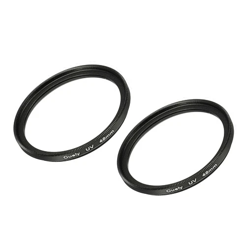 MECCANIXITY UV Lens Filters, 46mm Slim Frame Multi-Coated Protective Lenses Filter for Camera Photography Accessories, Pack of 2