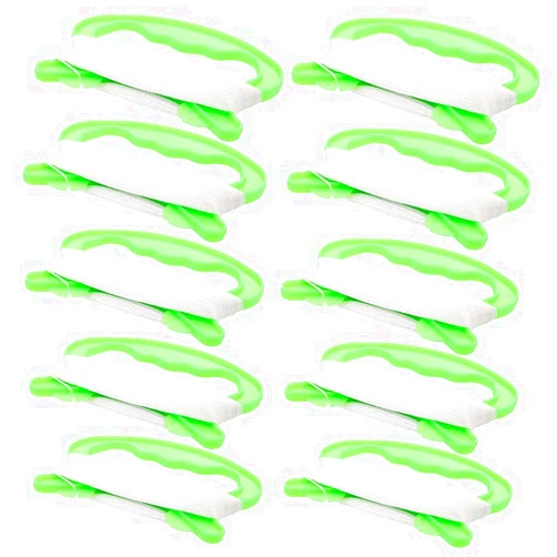 Xinlinke Pack of 10 Mini Small Kite Reel Winder Grip Line Board Green with 30m String for Beginner Fly Tiny Kites