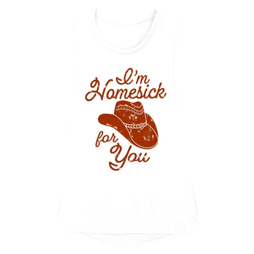 TeesAndTankYou Homesick for You Women's Muscle Tank