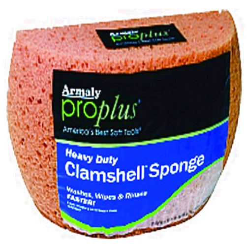 Armaly Brands 00008 Large Proplus Heavy-Duty Clamshell Utility Sponge , Yellow
