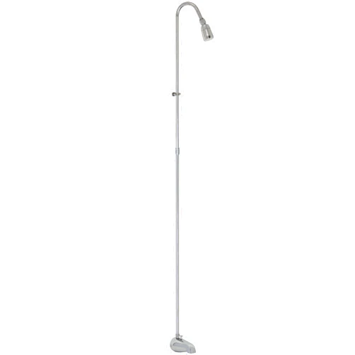 EZ-FLO Spout-Type Add-On Shower Unit, Chrome, 11120