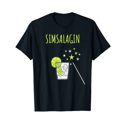Ein Leben ohne Gin ist ginlos Abracadabra Abrakadabra Simsalabim SimsalaGin T-Shirt