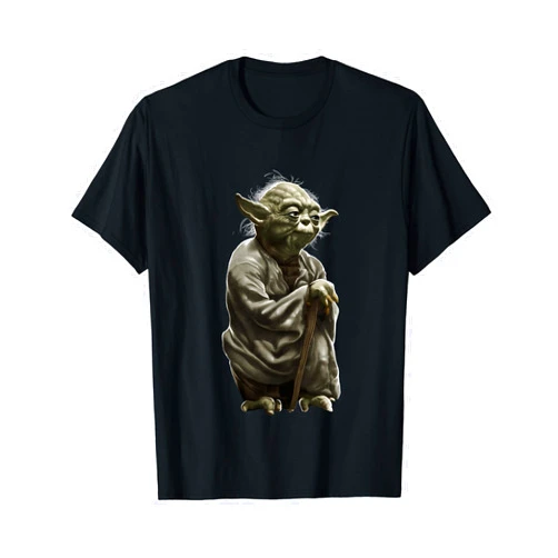 Star Wars Yoda Crouching Portrait Graphic T-Shirt T-Shirt