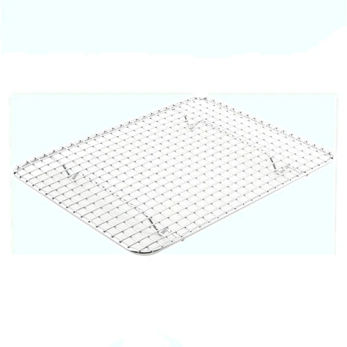 Winco Pan Grate, 8-Inch by 10-Inch,Chrome, Half Size
