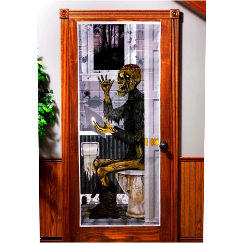 Fun World Zombie Toilet - Door Cover Standard