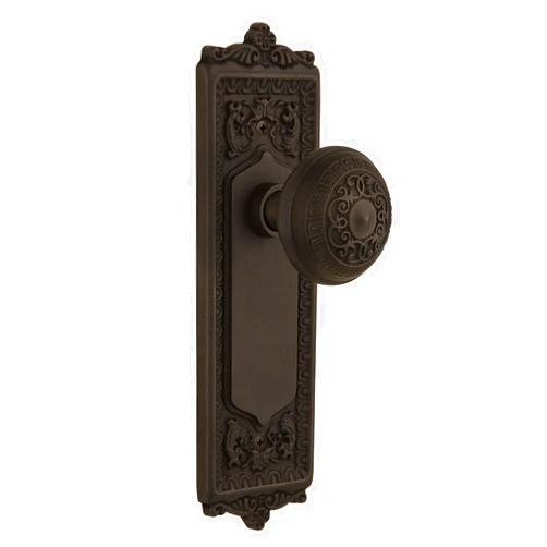 Nostalgic Warehouse Egg & Dart Door Knob with Plate