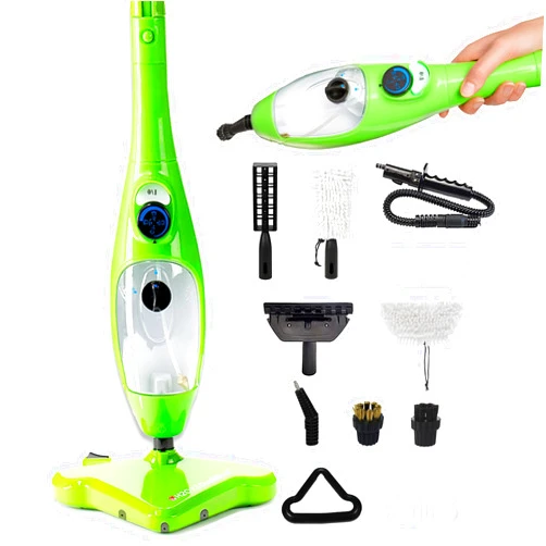 H2O MOP H2O X5 Steam Mop with Dualblast head and Handheld Steam Cleaner For Kitchen Tile Floors, Hardwood Floors, Grout Cleaner, Upholstery Cleaner and Carpets
