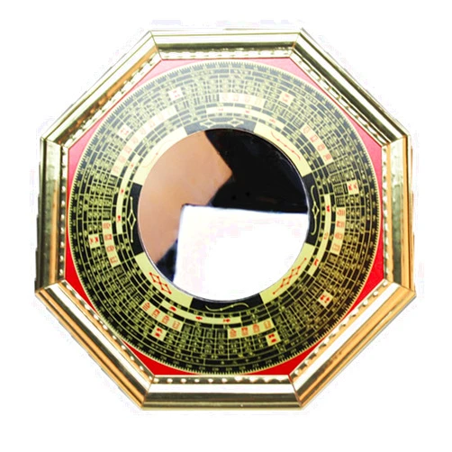 FengShuiGe Chinese Feng Shui Bagua Mirror Concave for Inviting Money and Treasure Wealth Luckly 6.3 Inch