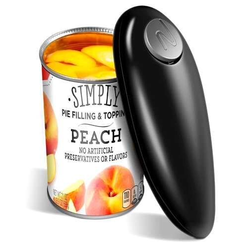 Ankuwa One Touch Electric Can Opener Open Almost Can with Smooth Edge, Electric Can Openers for Kitchen Food-Safe Magnetic Catches Cover, Electric Can Opener for Seniors, Arthritis, and Chef