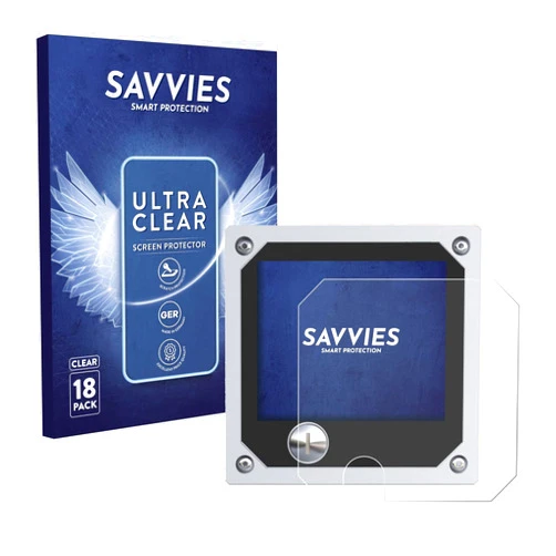 Savvies Screen Protector compatible with burster Digiforce 9311 Protection Film Clear 18-Pack