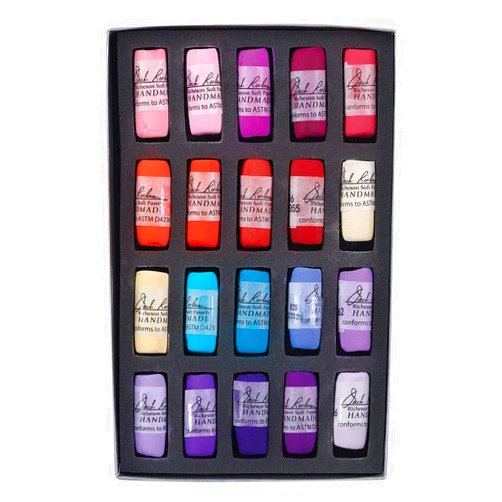 Jack Richeson 422929 Landscape Flora 1 Hand Rolled Soft Pastel Set (20 Piece)