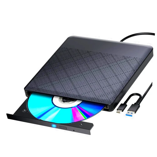 POTVMOSL External Compatible Bluray Drives Read/Write Portable Compatible Blu ray Burner USB 3.0 Type-C/Windows 7-11 Mac OS Laptop Compatible Read BD DVD CD external blueray/dvd drive for pc best dvd drive
