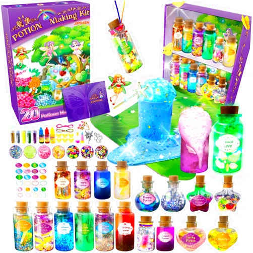 JOPSHEEN Potion Making Kit for Kids, Mix 20 Bottles Potion, Wizard Potion Crafts, Christmas Birthday Toys Gifts for Boys Girls Age 8 9 10 11 12