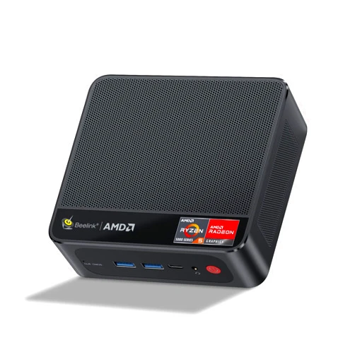 Beelink SER5 Mini PC W-11 Pro Ryzen 5 5560U 16GB DDR4 500GB NVMe M.2 SSD Triple Display 4K@60Hz Output, Wi-Fi 6, RJ45, Bluetooth 5.2 Gaming Office Mini Computer
