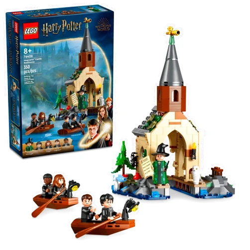 LEGO Harry Potter Hogwarts Boat House Building Toy - Harry Potter Toys for Kids, Girls & Boys, Age 8+ - Gifts for Christmas - W/ 5 Minifigures - 76426
